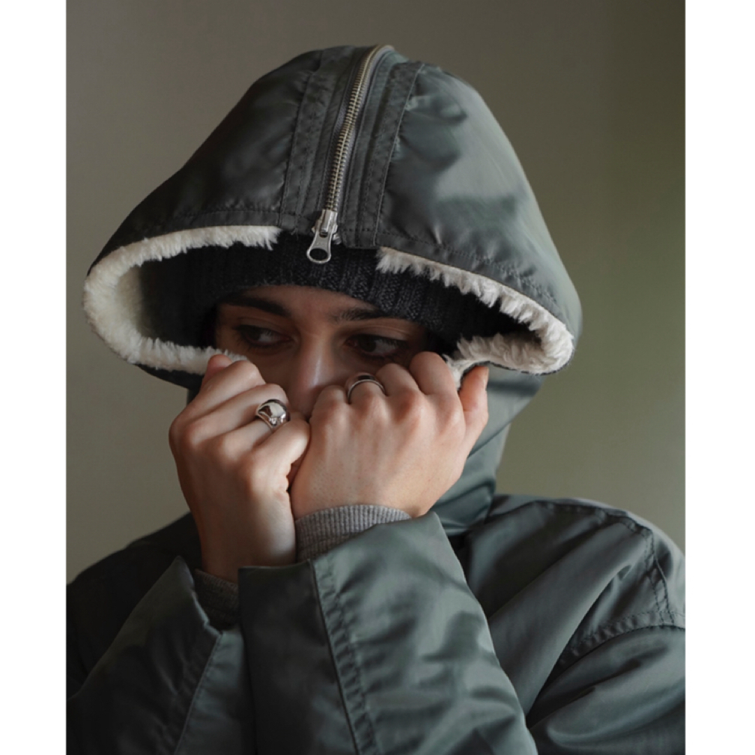 CLANE(クラネ)のサイズ1　BALLOON DESIGN HOODED N3B レディースのジャケット/アウター(ブルゾン)の商品写真