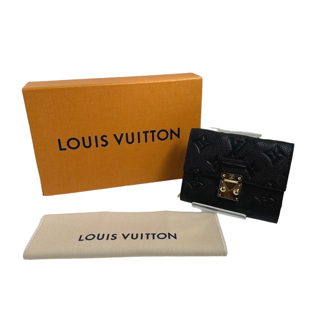 LOUIS VUITTON(ルイヴィトン)のルイヴィトン M80880 三つ折り財布 ブラック  LOUIS VUITTON ポルトフォイユ・メティス アンプラント レディースのファッション小物(財布)の商品写真