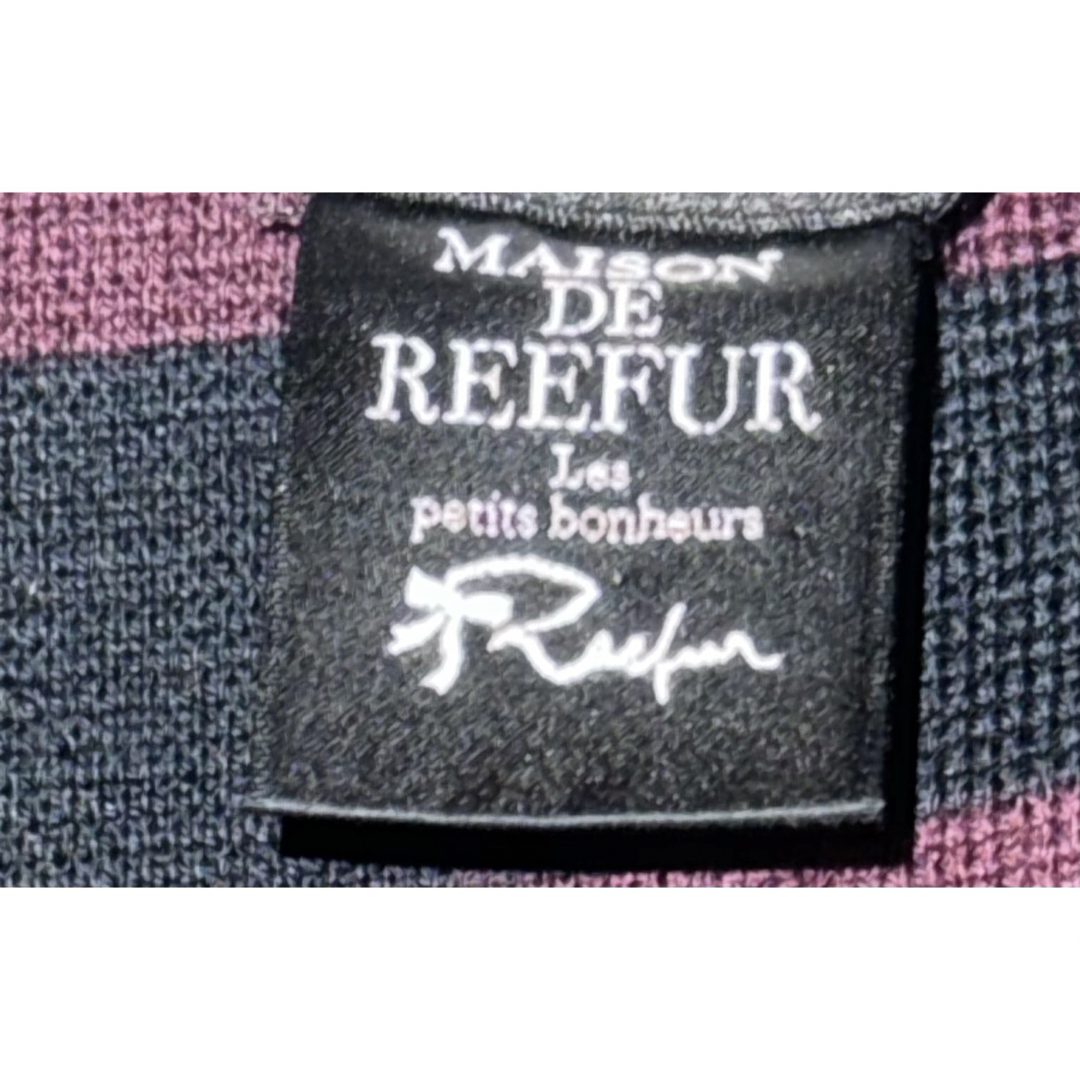 Maison de Reefur(メゾンドリーファー)のMAISON DE REEFUR  ボーダーニットリブスカート レディースのスカート(ひざ丈スカート)の商品写真