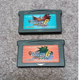 ゲームボーイアドバンス(ゲームボーイアドバンス)のGBA　ロックマンエグゼ6　2本セット(携帯用ゲームソフト)