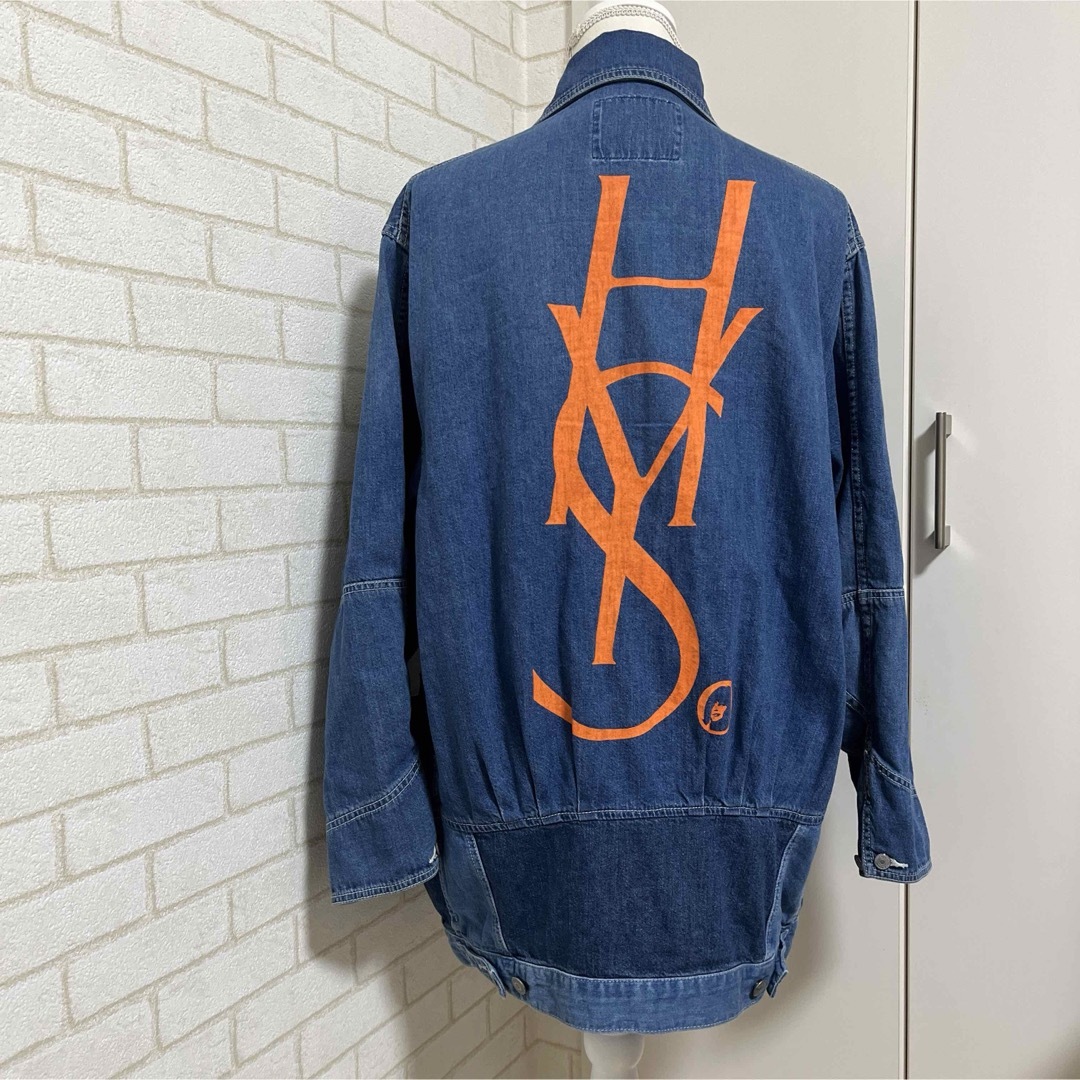 ヒステリックグラマー HYS サークルガール ロゴプリント デニム ヒステリックグラマー HYS サークルガール ロゴプリント デニム
