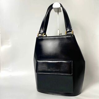 ハンドバッグ極美品 イヴ サンローラン クラッチバッグ レザー YSL ロゴ ブラック