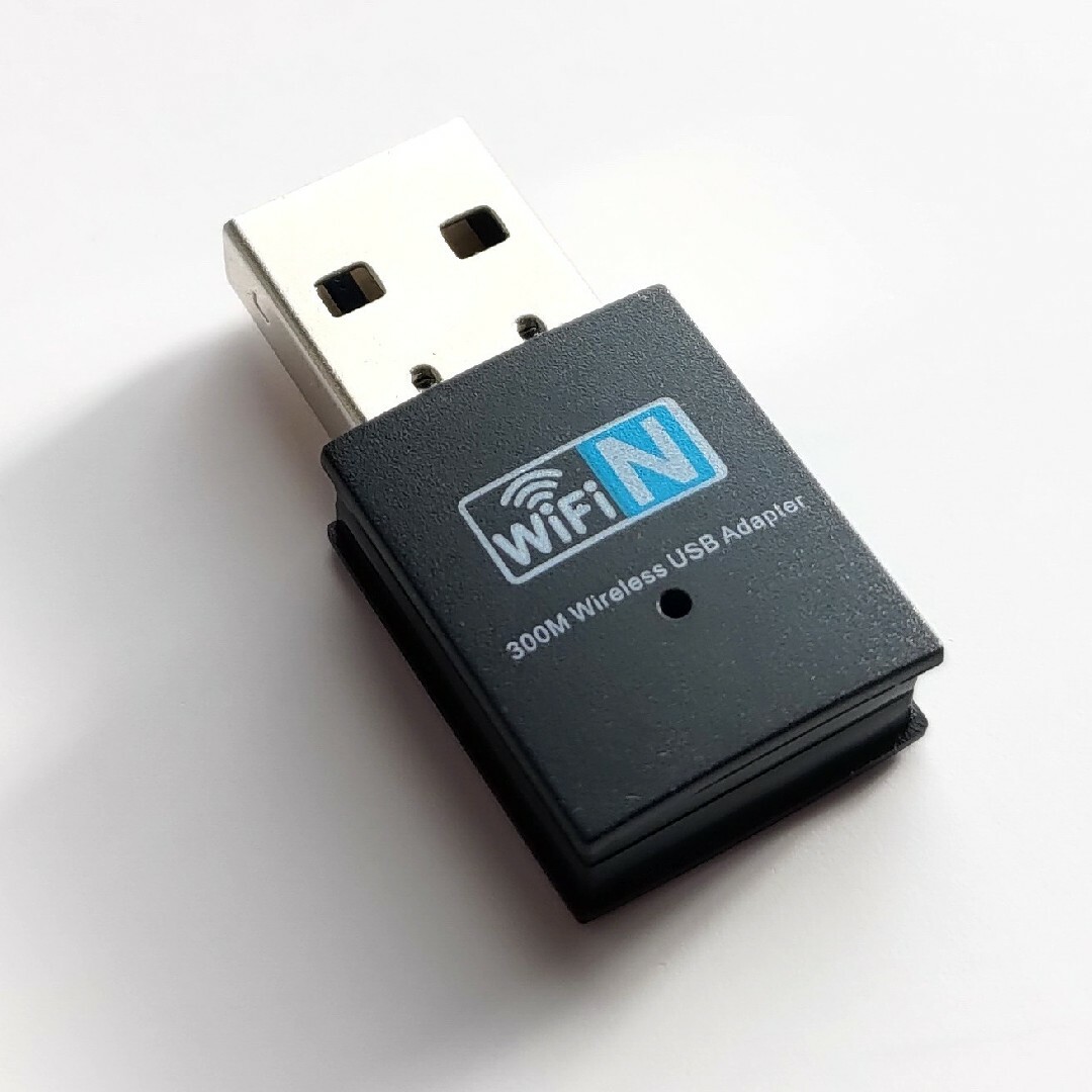 USB Wi-Fi N 300Mbps 無線 WiFi 子機 スマホ/家電/カメラのPC/タブレット(PC周辺機器)の商品写真