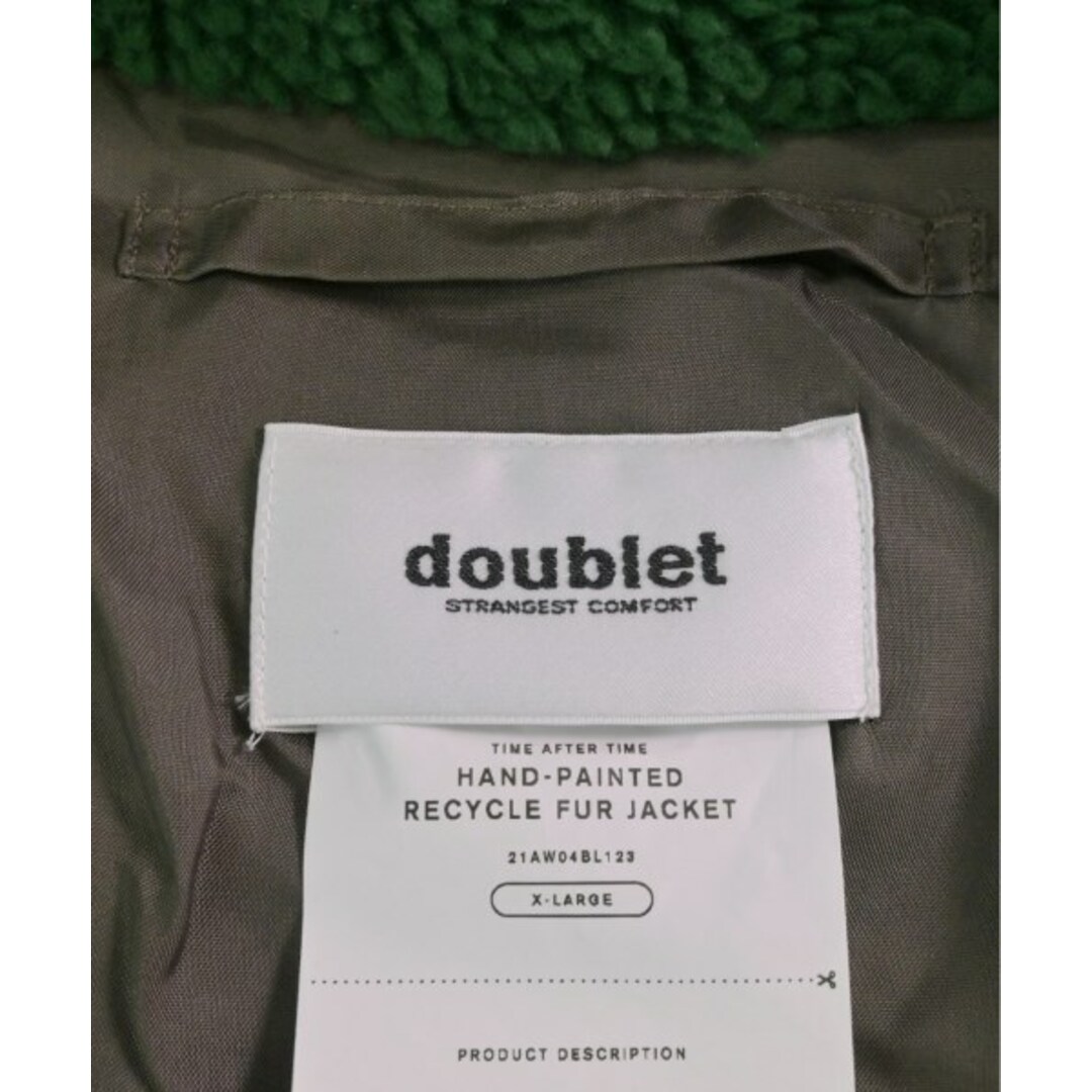 doublet(ダブレット)のdoublet ダブレット ブルゾン（その他） XL 緑 【古着】【中古】 メンズのジャケット/アウター(その他)の商品写真