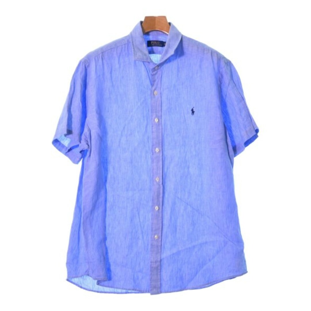 POLO RALPH LAUREN(ポロラルフローレン)のPolo Ralph Lauren カジュアルシャツ XL 青 【古着】【中古】 メンズのトップス(シャツ)の商品写真