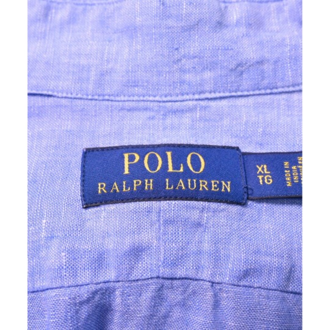 POLO RALPH LAUREN(ポロラルフローレン)のPolo Ralph Lauren カジュアルシャツ XL 青 【古着】【中古】 メンズのトップス(シャツ)の商品写真