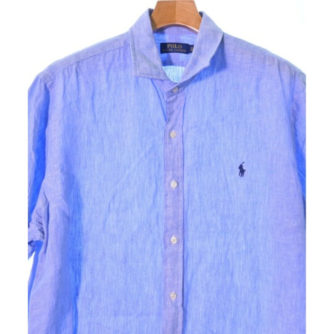 POLO RALPH LAUREN(ポロラルフローレン)のPolo Ralph Lauren カジュアルシャツ XL 青 【古着】【中古】 メンズのトップス(シャツ)の商品写真