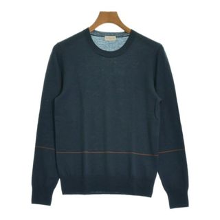 ドリスヴァンノッテン(DRIES VAN NOTEN)のDRIES VAN NOTEN ニット・セーター S ブルーグレー 【古着】【中古】(ニット/セーター)