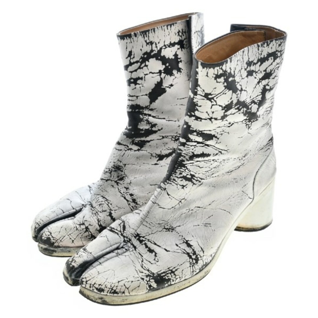 Maison Margiela ブーツ EU42(27cm位) 白x黒 【古着】【中古】 メンズの靴/シューズ(ブーツ)の商品写真