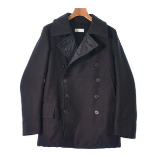 ドリスヴァンノッテン(DRIES VAN NOTEN)のDRIES VAN NOTEN ピーコート S ダークグレー 【古着】【中古】(ピーコート)