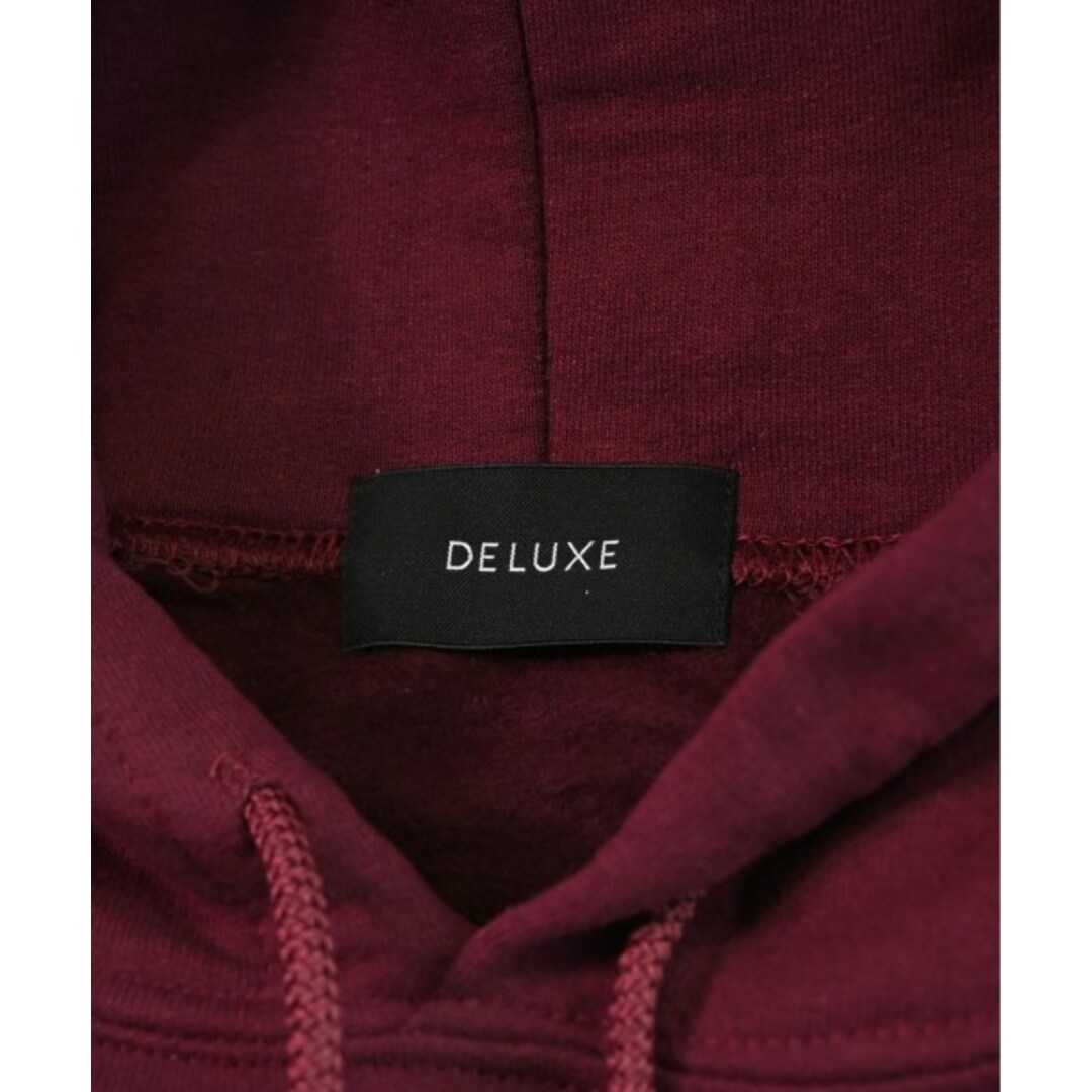 DELUXE(デラックス)のDeluxe デラックス パーカー L エンジ 【古着】【中古】 メンズのトップス(パーカー)の商品写真