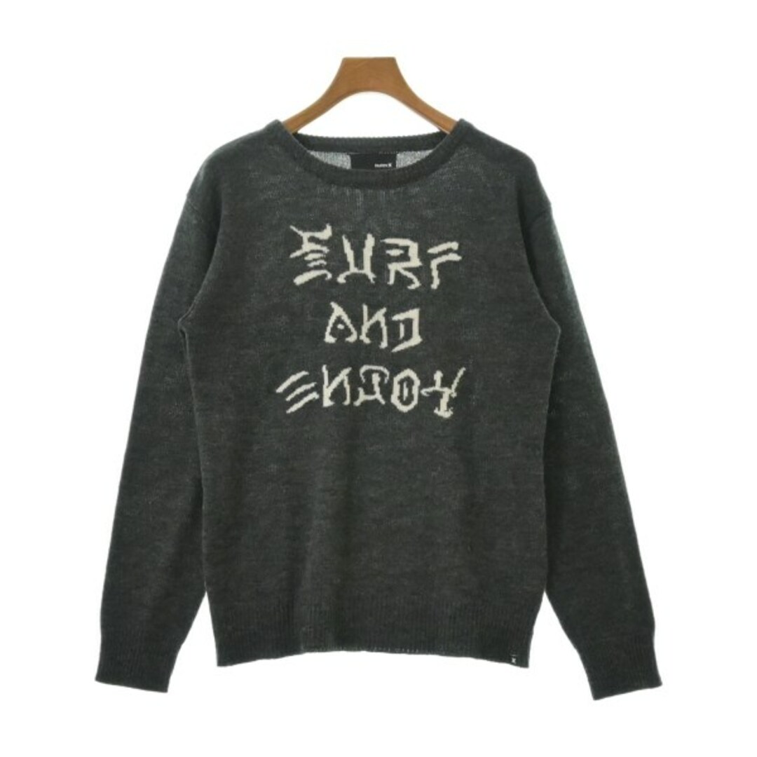 Hurley(ハーレー)のHurley ハーレー ニット・セーター L グレー 【古着】【中古】 メンズのトップス(ニット/セーター)の商品写真