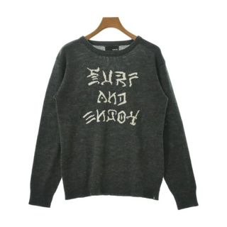 ハーレー(Hurley)のHurley ハーレー ニット・セーター L グレー 【古着】【中古】(ニット/セーター)