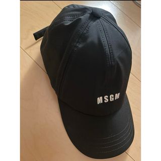 エムエスジイエム(MSGM)のMSGM キャップ 黒 ブラック ナイロン (キャップ)