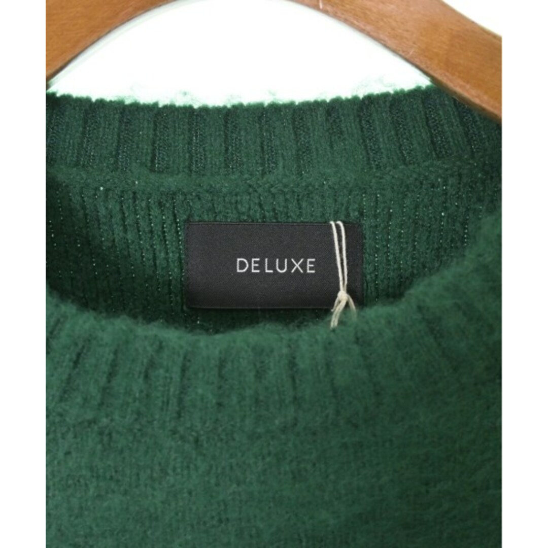 DELUXE(デラックス)のDeluxe デラックス ニット・セーター M 緑 【古着】【中古】 メンズのトップス(ニット/セーター)の商品写真