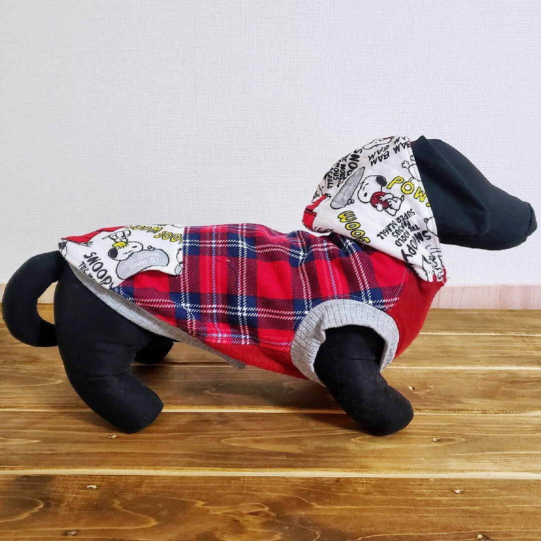 【送料無料】犬服ハンドメイド ダックス ハンドメイドのペット(ペット服/アクセサリー)の商品写真