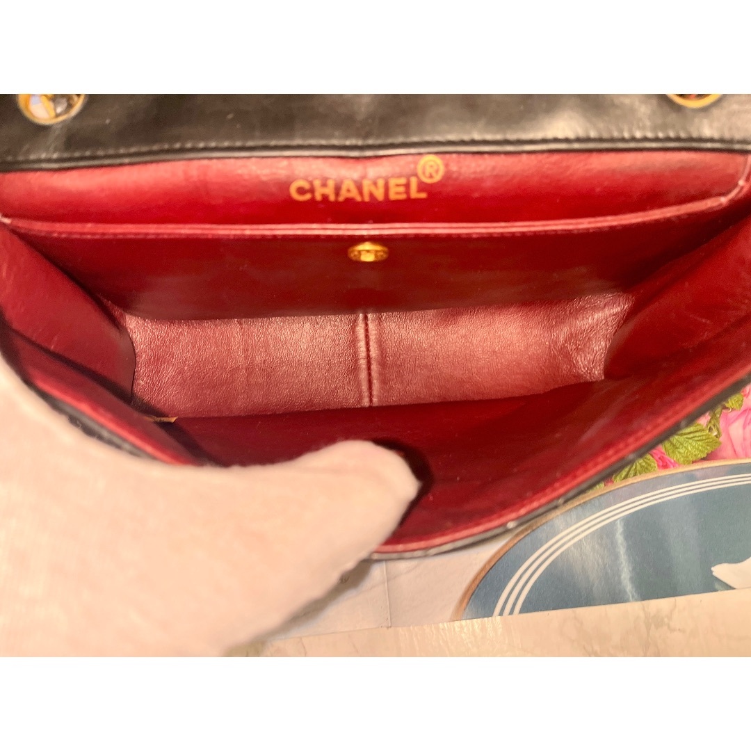 CHANEL(シャネル)の◆◇極上美品 シャネル CHANEL ヴィンテージ マトラッセ デザインフラップ レディースのバッグ(ショルダーバッグ)の商品写真