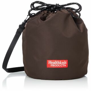 色:ブラウン[HealthknitProduct] 巾着、ポーチ 巾着(その他)