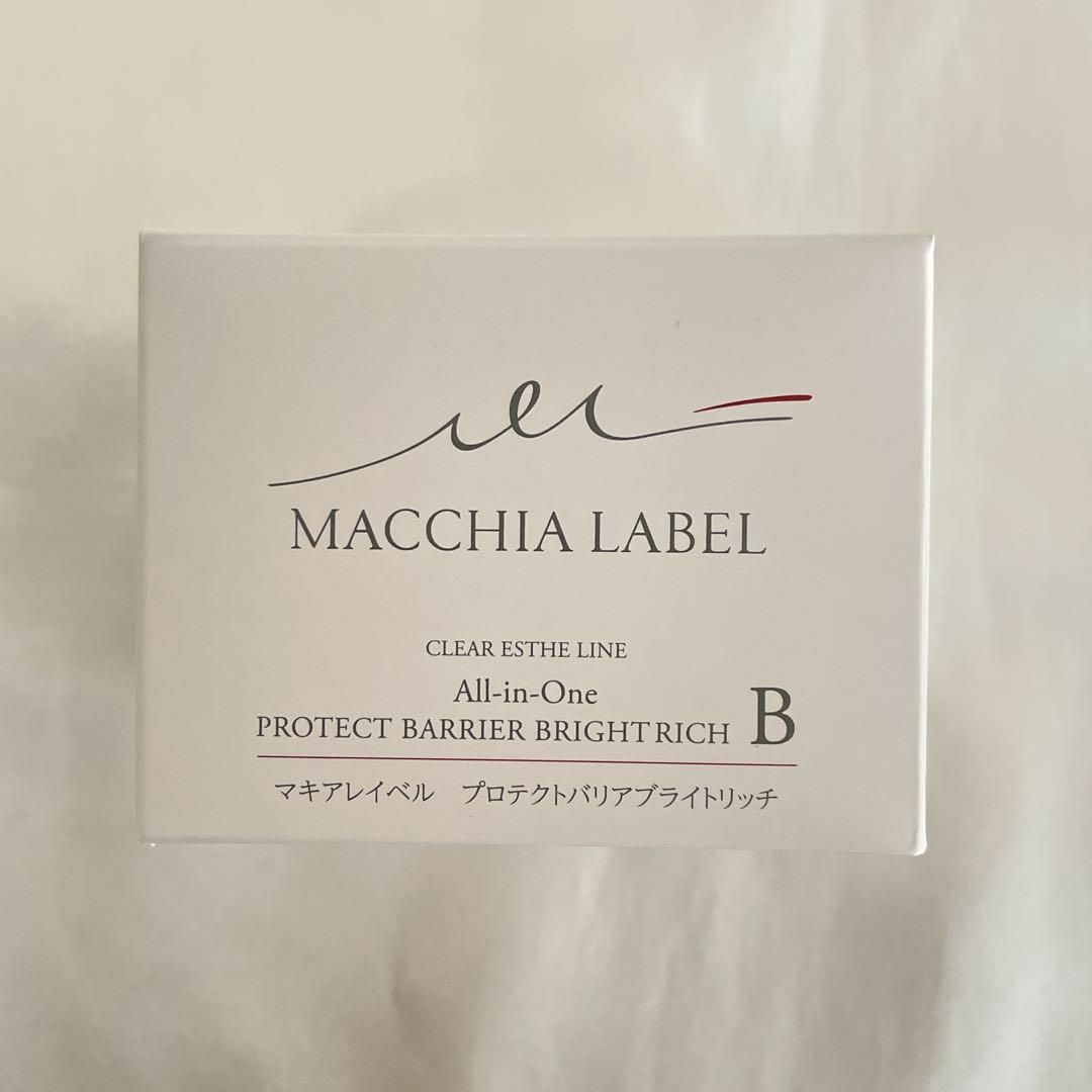 Macchia Label(マキアレイベル)のマキアレイベル　プロテクトバリアブライトリッチ　ジェルクリーム　120g×2点 コスメ/美容のスキンケア/基礎化粧品(オールインワン化粧品)の商品写真