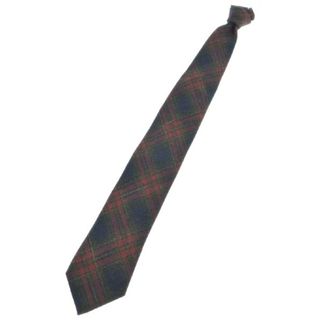 タイユアタイ(TIE YOUR TIE)のTIE YOUR TIE タイユアタイ ネクタイ - 紺x赤x緑等(チェック) 【古着】【中古】(ネクタイ)