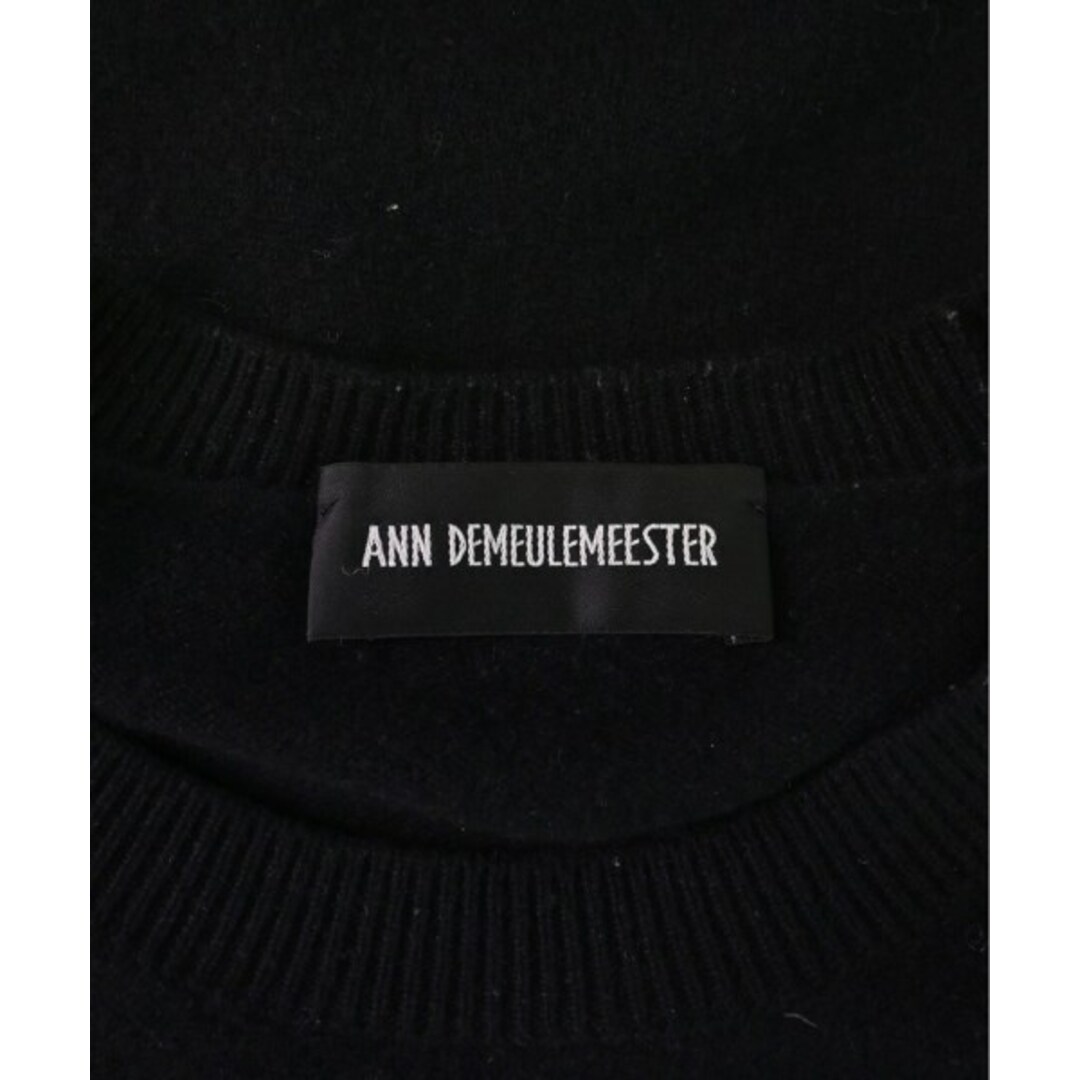 Ann Demeulemeester(アンドゥムルメステール)のANN DEMEULEMEESTER ニット・セーター L 黒 【古着】【中古】 メンズのトップス(ニット/セーター)の商品写真