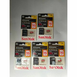 サンディスク(SanDisk)のSanDisk Class10 16GB SDSDQX-016G-J35A 5枚(その他)