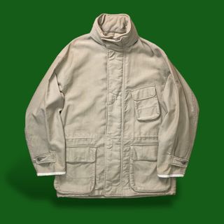 ヘリーハンセン(HELLY HANSEN)の90s ヘリーハンセン ヴィンテージフーデッドジャケット M65 ベージュ(ミリタリージャケット)