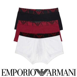 Emporio Armani - 【3枚】EMPORIO ARMANI ボクサーパンツ 54077157 L