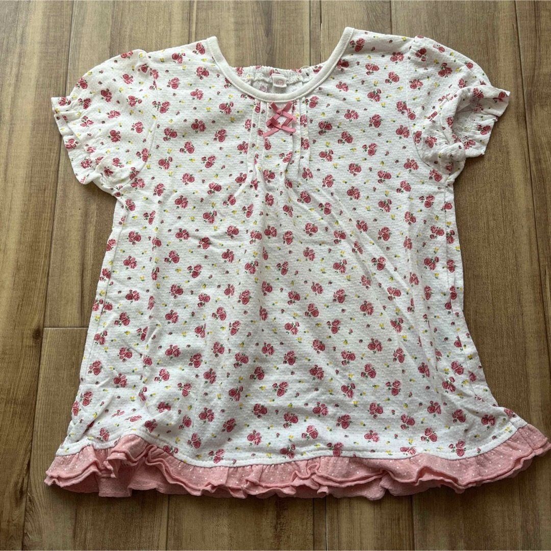 4612 半袖パジャマ キッズ/ベビー/マタニティのキッズ服女の子用(90cm~)(パジャマ)の商品写真