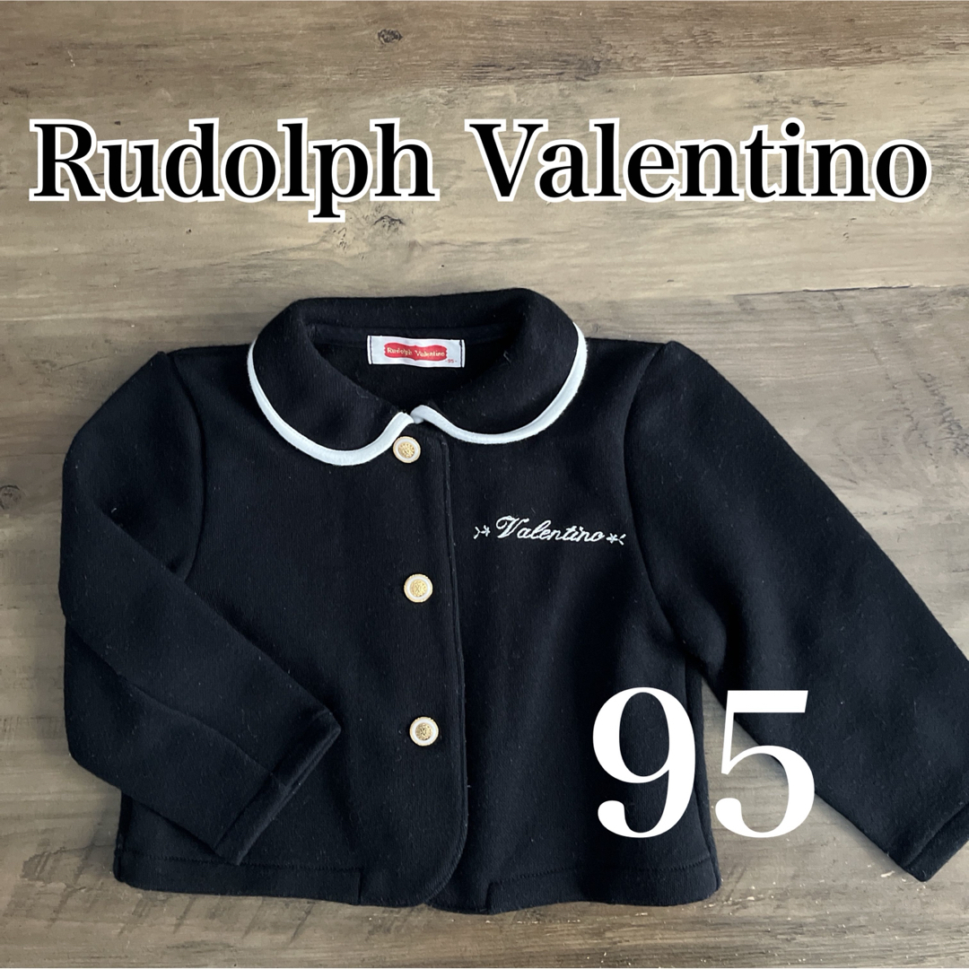 Rudolph Valentino(ルドルフヴァレンチノ)のRudolph VAlentino ルドルフバレンティノ カーディガン 95 キッズ/ベビー/マタニティのキッズ服女の子用(90cm~)(カーディガン)の商品写真