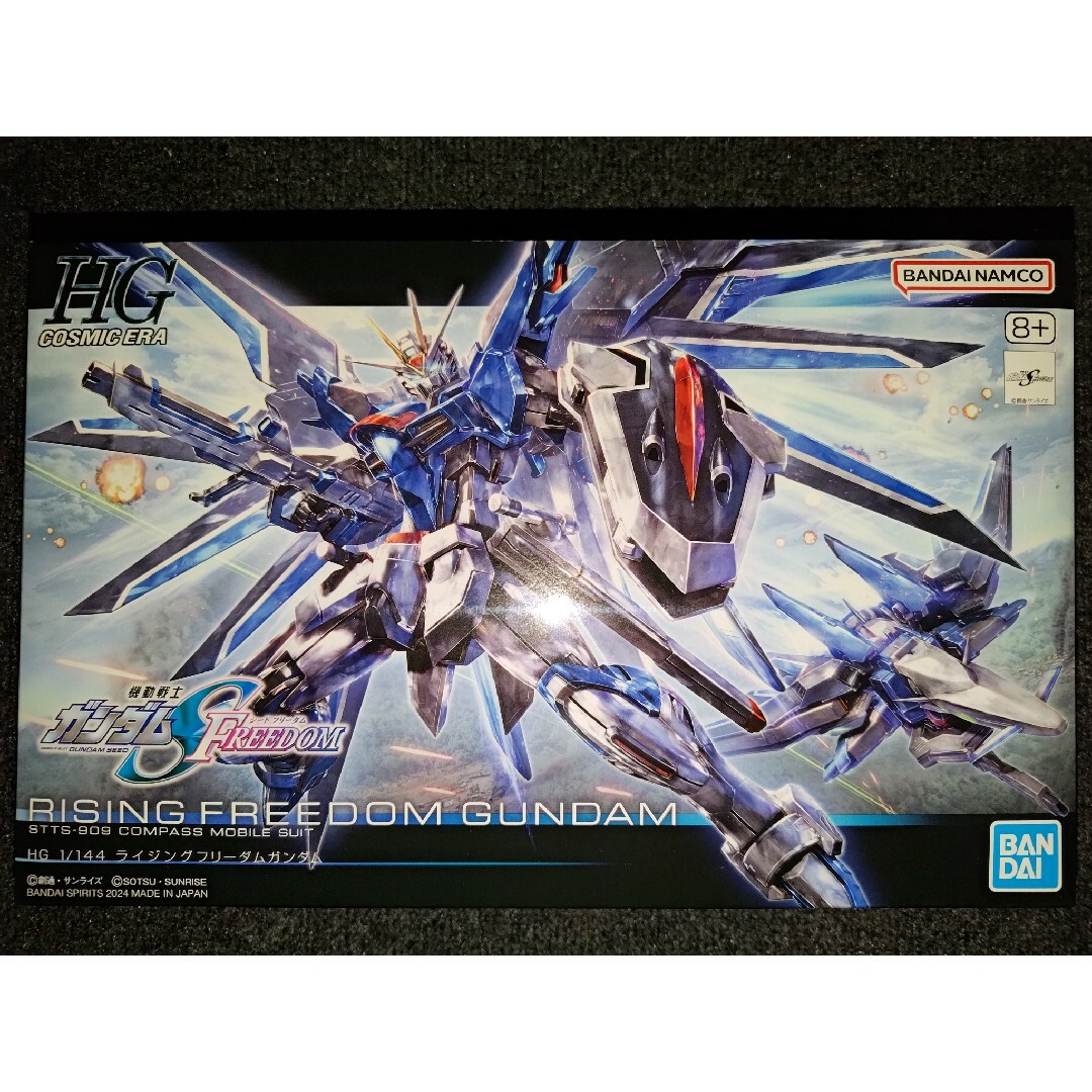 BANDAI(バンダイ)のHG ライジングフリーダムガンダム イモータルジャスティスガンダム のセット エンタメ/ホビーのおもちゃ/ぬいぐるみ(模型/プラモデル)の商品写真