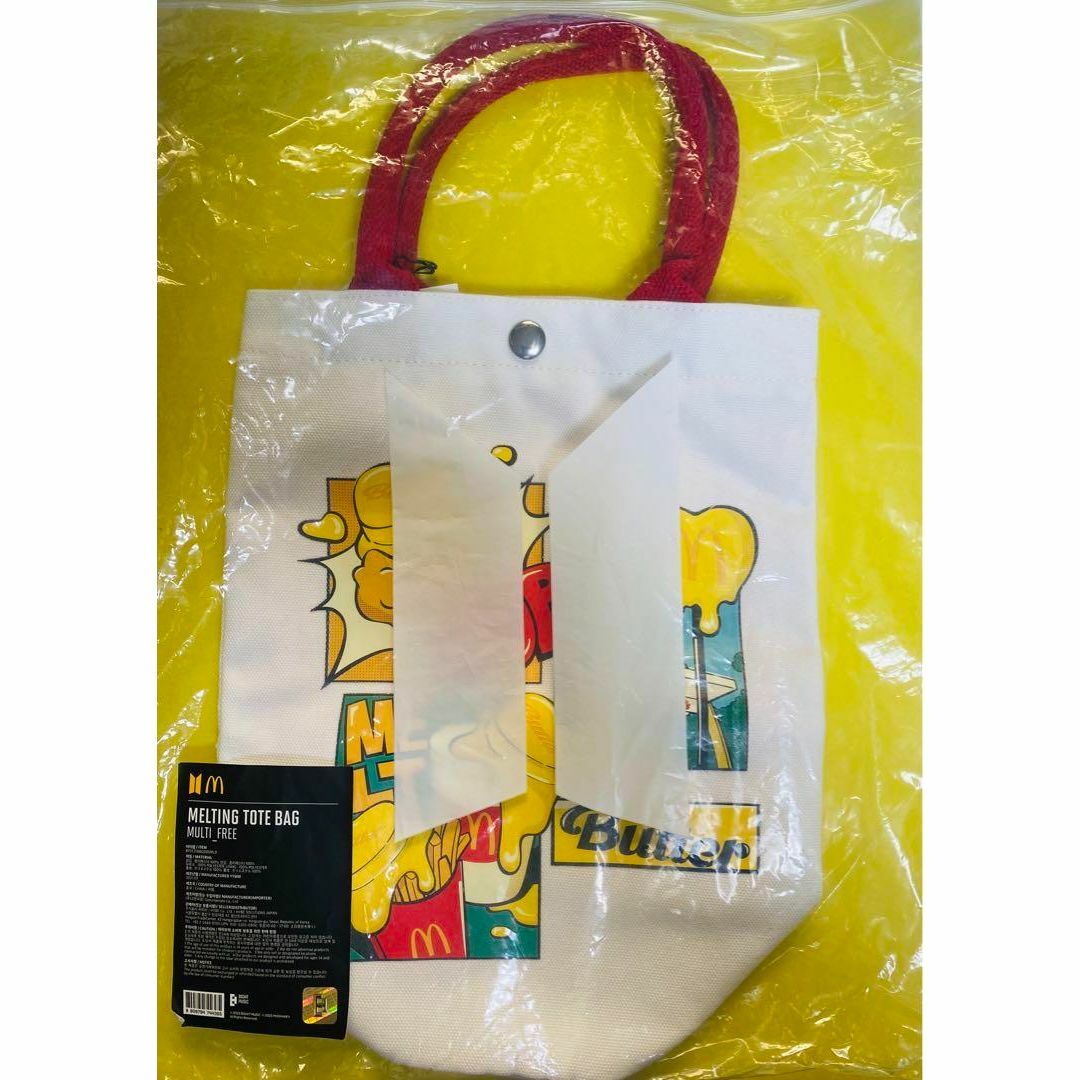 BTS マクドナルド トートバッグ MELTING TOTE BAG  新品 エンタメ/ホビーのタレントグッズ(アイドルグッズ)の商品写真