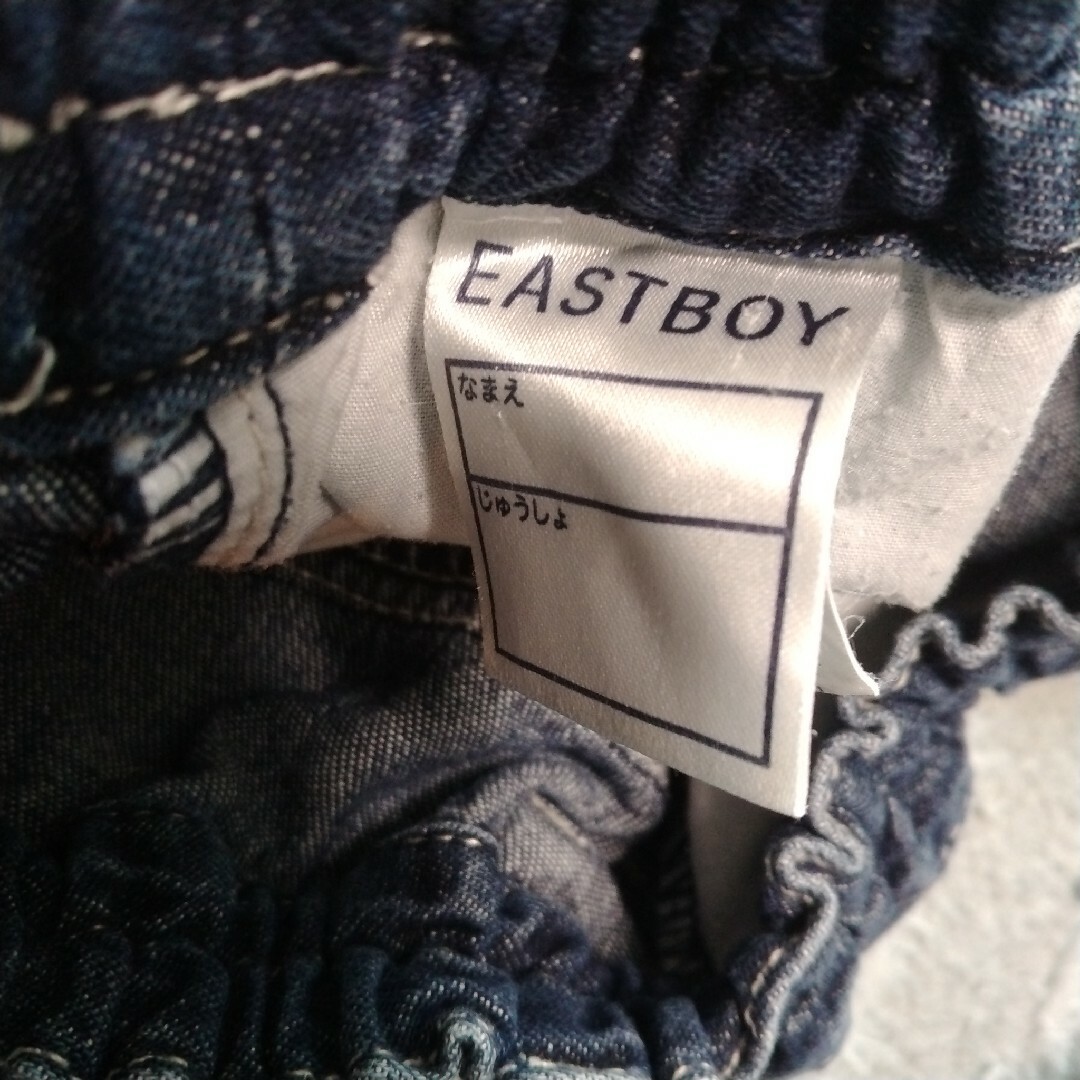 EASTBOY(イーストボーイ)のEAST BOY デニムスカート130㎝ キッズ/ベビー/マタニティのキッズ服女の子用(90cm~)(スカート)の商品写真