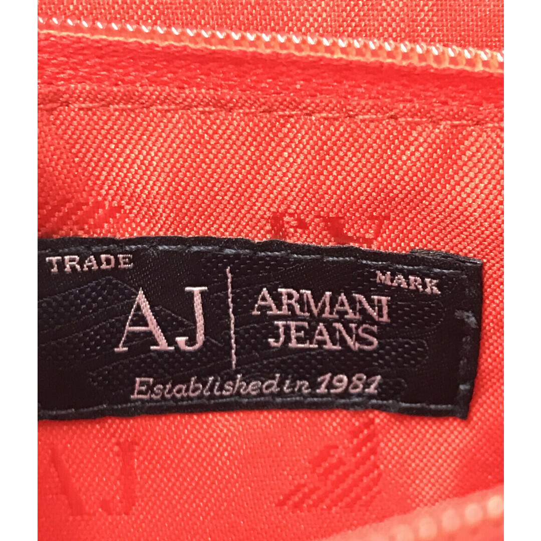 ARMANI JEANS(アルマーニジーンズ)のアルマーニジーンズ ラウンドファスナー長財布 エナメル レディース レディースのファッション小物(財布)の商品写真