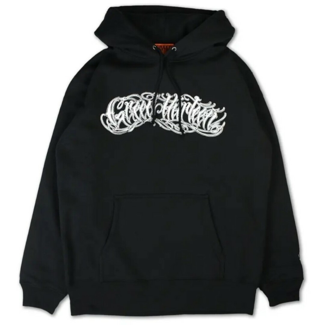 【数原龍友着用】GREED13  SCRIPT PULLOVER HOODIE メンズのトップス(パーカー)の商品写真