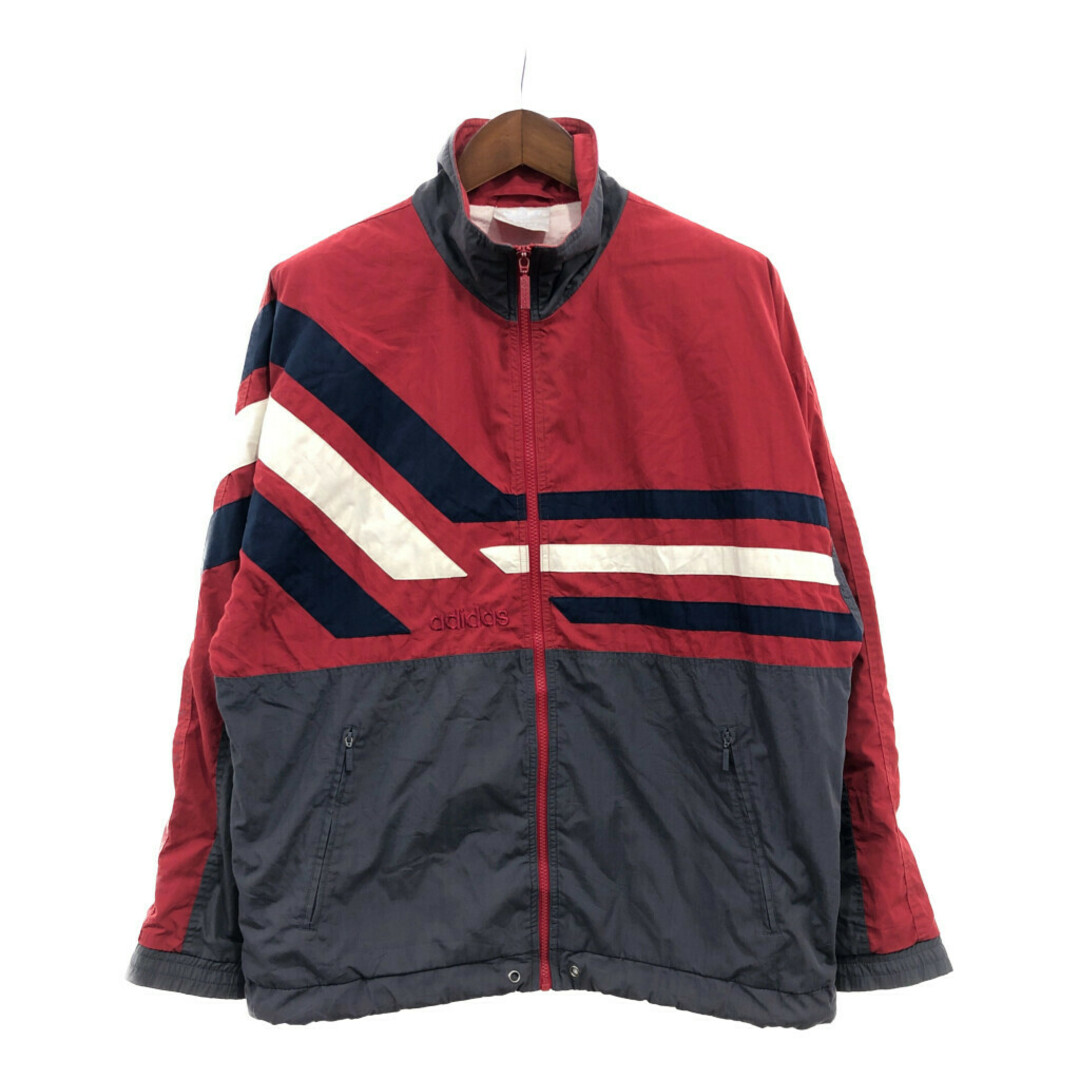 adidas(アディダス)の80年代 adidas アディダス トラックジャケット アウター スポーツ グレー (メンズ 42) 中古 古着 P6159 メンズのジャケット/アウター(その他)の商品写真