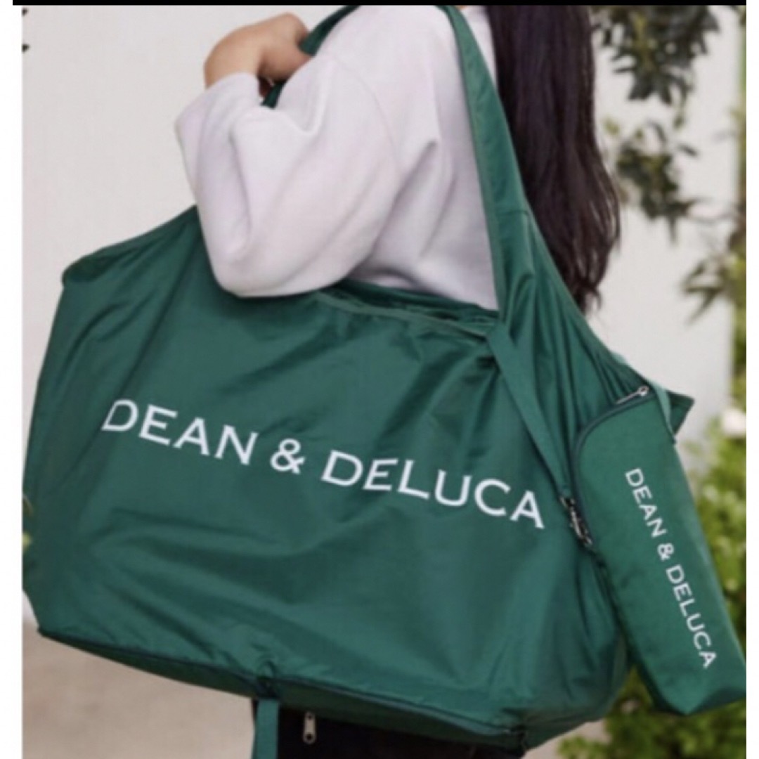 DEAN & DELUCA(ディーンアンドデルーカ)のDEAN＆DELUCAレジカゴエコバッグ＆ペットボトルホルダー レディースのバッグ(エコバッグ)の商品写真