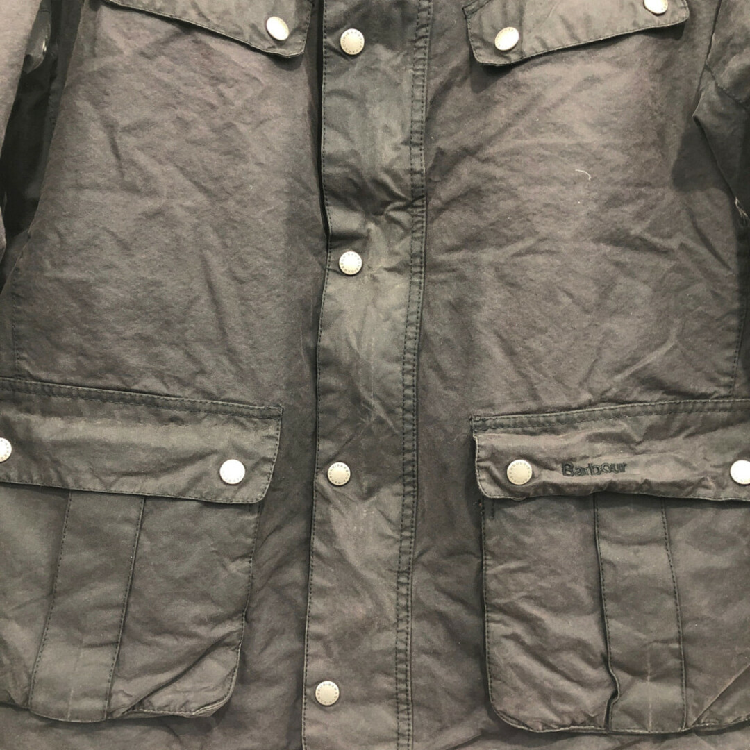 Barbour(バーブァー)のBarbour バブアー インターナショナル DUKEジャケット モーターサイクル アウター ユーロ ネイビー (メンズ L) 中古 古着 P6183 メンズのジャケット/アウター(その他)の商品写真