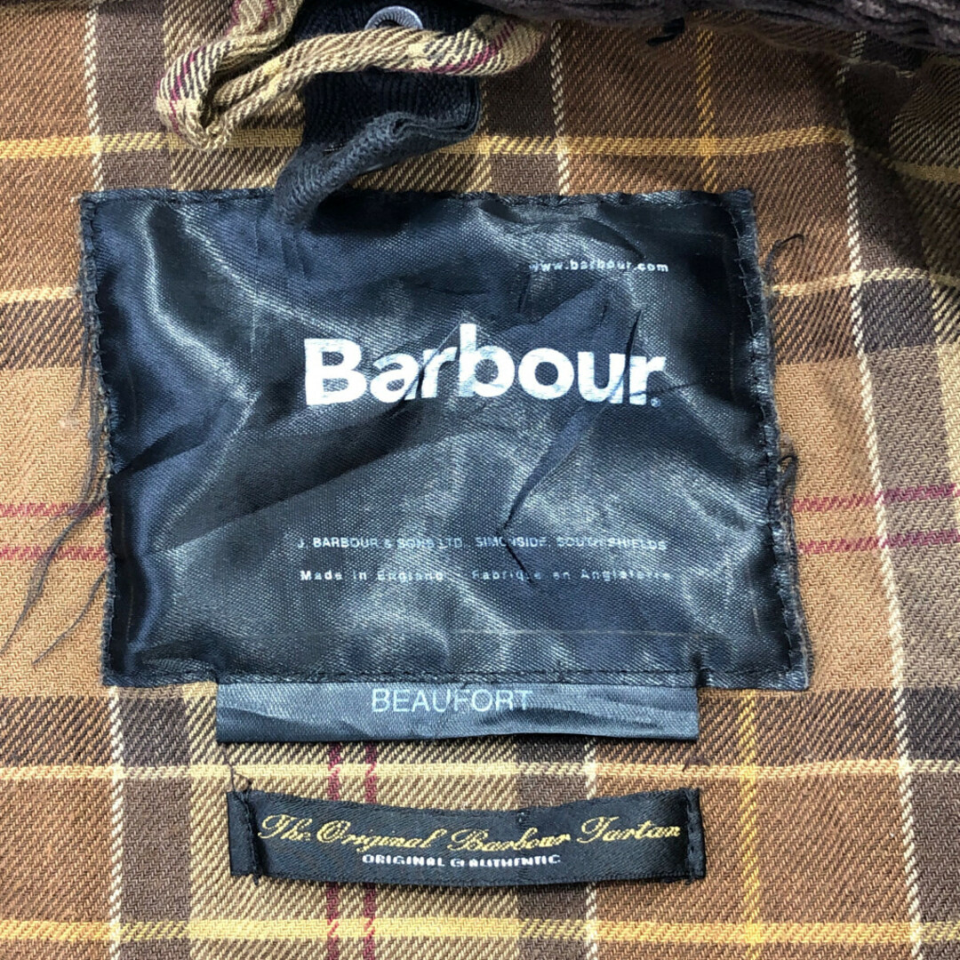 Barbour(バーブァー)のBarbour バブアー BEAUFORT ビューフォート オイルドジャケット アウター ユーロ ブラウン (メンズ -- Mサイズ相当) 中古 古着 P6184 メンズのジャケット/アウター(その他)の商品写真