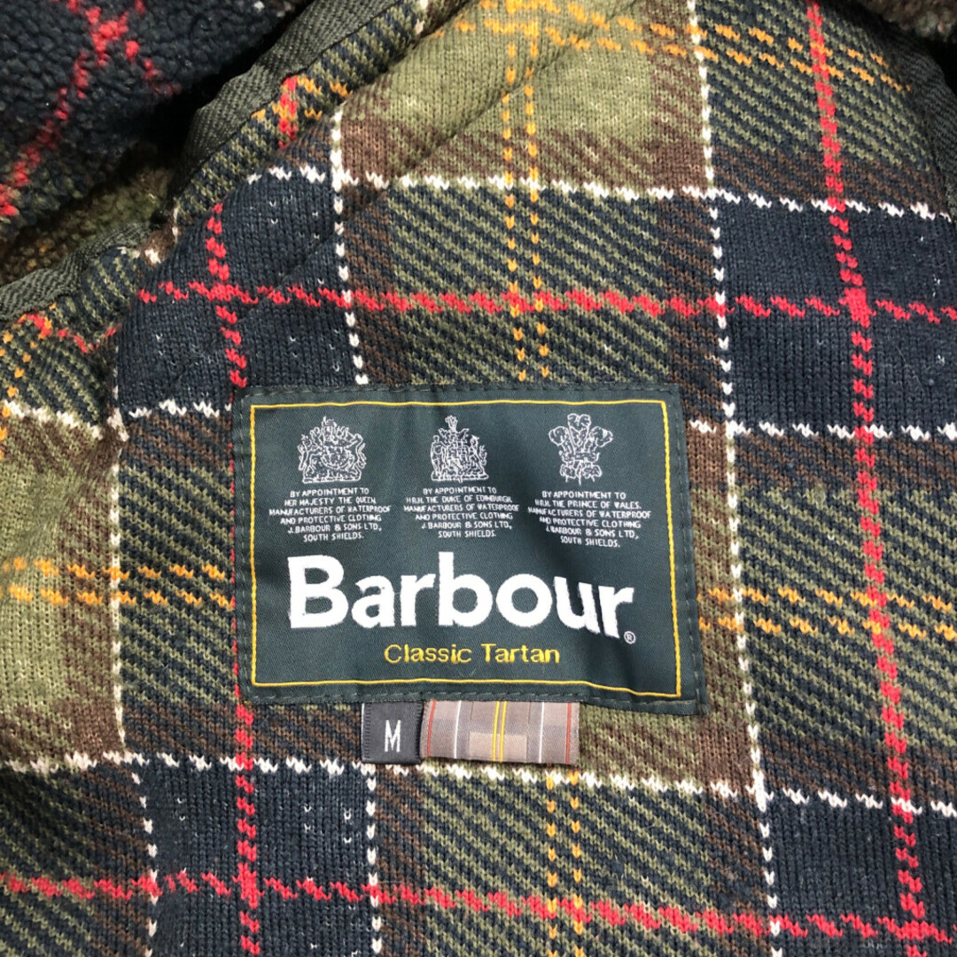 Barbour(バーブァー)のBarbour バブアー クラシックタータン ジャケット アウター ユーロ グリーン (メンズ M相当) 中古 古着 P6185 メンズのジャケット/アウター(その他)の商品写真