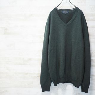 ブルックスブラザース(Brooks Brothers)のBROOKS BROTHERS エクストラファインメリノ Vネックニット-XL(ニット/セーター)