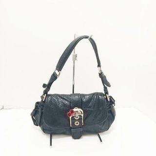 ミュウミュウ(miumiu)のミュウミュウ ショルダーバッグ美品  - 黒(ショルダーバッグ)