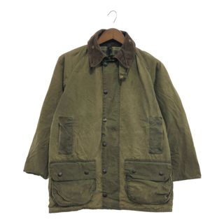 バーブァー(Barbour)の80年代 イングランド製 Barbour バブアー BEAUFORT ビューフォート オイルドジャケット ユーロ カーキ (メンズ C38/97CM) 中古 古着 P6208(その他)