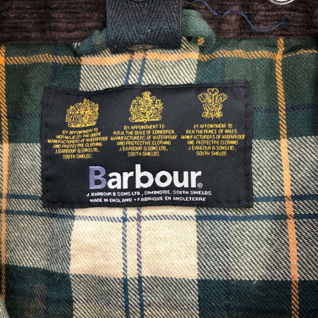 Barbour(バーブァー)のBarbour バブアー SL BEDALE オイルドジャケット アウター カジュアル ユーロ カーキ (メンズ C38/97CM) 中古 古着 P6222 メンズのジャケット/アウター(その他)の商品写真