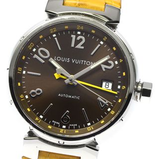 ルイヴィトン(LOUIS VUITTON)のルイ・ヴィトン LOUIS VUITTON Q1131 タンブール デイト GMT 自動巻き メンズ _797586(腕時計(アナログ))