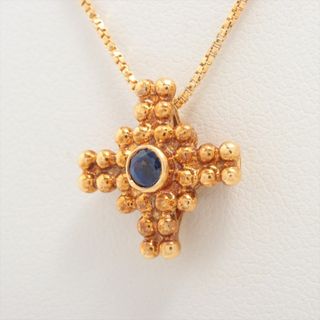 イヴサンローラン(Yves Saint Laurent)のYSL★イヴサンローラン サファイア ネックレス K18(YG) アクセサリー(ネックレス)