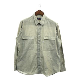 リーバイス(Levi's)の70年代 Levi's リーバイス 長袖シャツ トップス アメカジ ヴィンテージ カジュアル グリーン (メンズ XL) 中古 古着 P6257(シャツ)