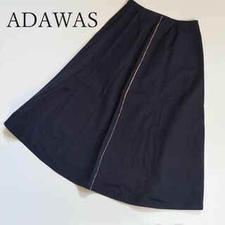 アダワス(ADAWAS)のアダワス ADAWAS スカート 紺色 ネイビー サイズ40 XS 前後(ロングスカート)