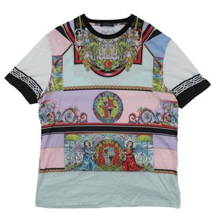 ヴェルサーチ(VERSACE)のヴェルサーチ Arch Angel Print 半袖Ｔシャツ メンズ コットン マルチカラー S プリント VERSACE(Tシャツ/カットソー(半袖/袖なし))