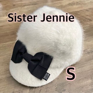 ジェニィ(JENNI)のシスタージェニィ リボンファーキャップ サイズS バイカラー(帽子)